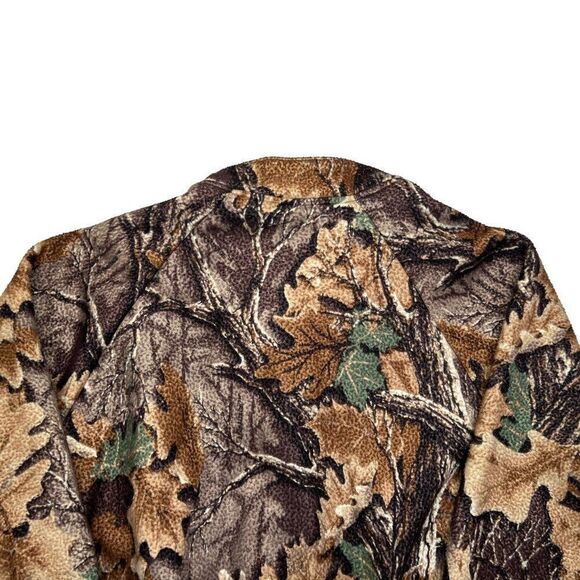 Vintage Classics By Ranger Men's Camouflage Fleece Bomber Hunting Jacket - Picture 9 of 11